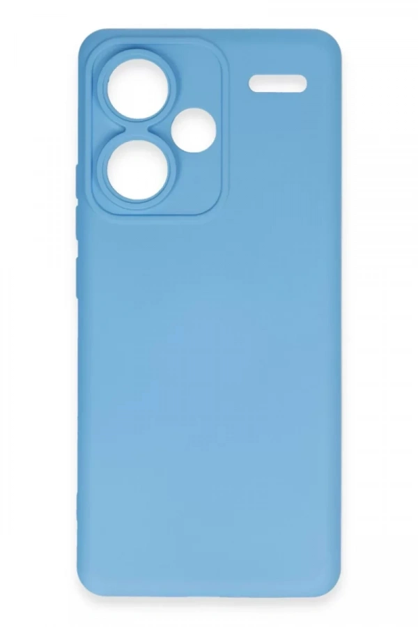 Xiaomi Redmi Note 13 Pro Plus Kılıf Nano içi Kadife Silikon - Mavi