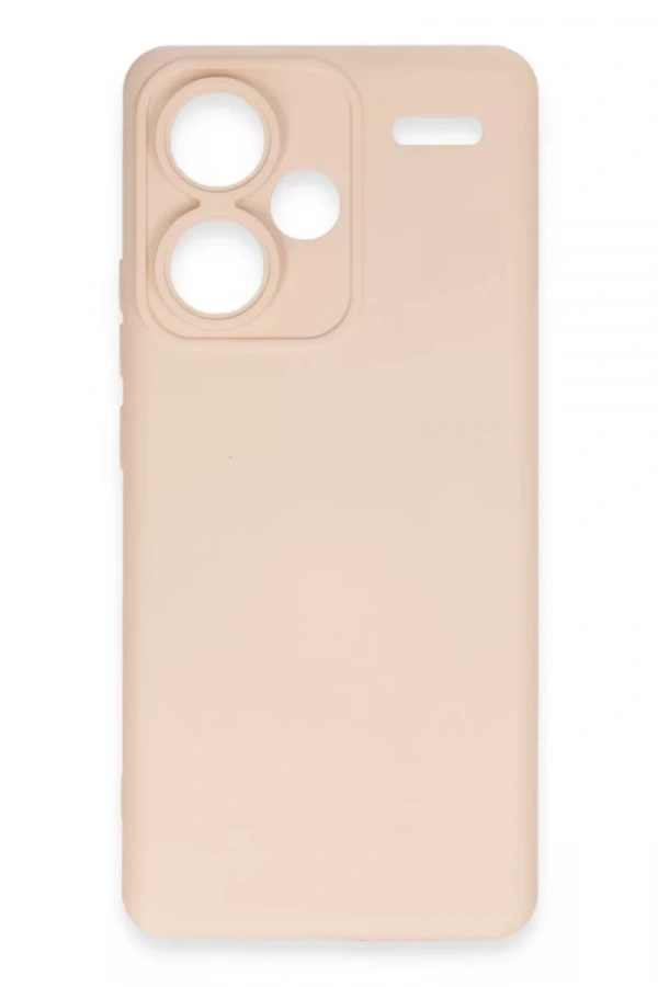 Xiaomi Redmi Note 13 Pro Plus Kılıf Nano içi Kadife Silikon - Pudra