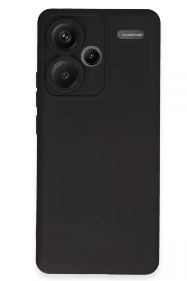 Xiaomi Redmi Note 13 Pro Plus Kılıf Nano içi Kadife Silikon - Siyah