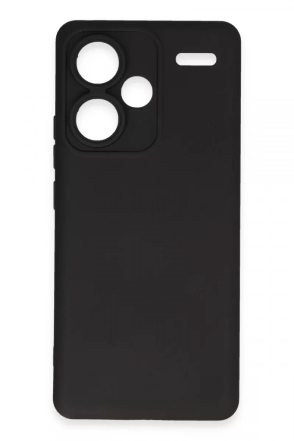 Xiaomi Redmi Note 13 Pro Plus Kılıf Nano içi Kadife Silikon - Siyah