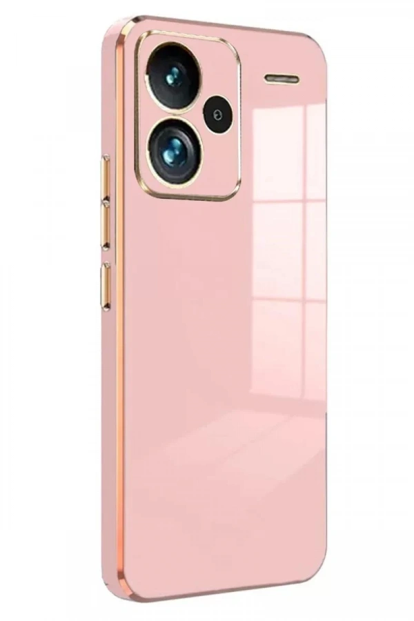 Xiaomi Redmi Note 13 Pro Plus Kılıf Volet Silikon - Pembe