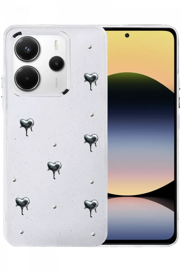 Xiaomi Redmi Note 14 4G Fiyonk Desenli Kapak - Desen 1