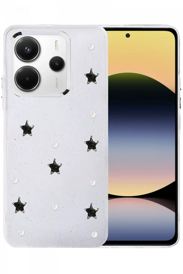 Xiaomi Redmi Note 14 4G Fiyonk Desenli Kapak - Desen 7