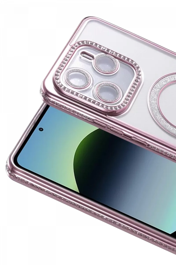 Xiaomi Redmi Note 14 4G Joke Simli Magneticsafe Kılıf - Pembe