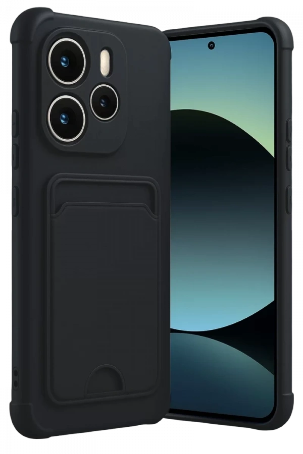 Xiaomi Redmi Note 14 4G Kelvin Kartvizitli Silikon - Siyah