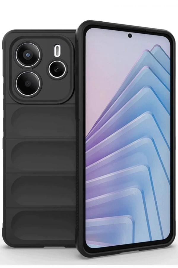 Xiaomi Redmi Note 14 4G Kılıf Optimum Silikon - Siyah