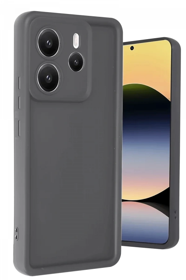 Xiaomi Redmi Note 14 4G Kılıf Viera Silikon - Gri