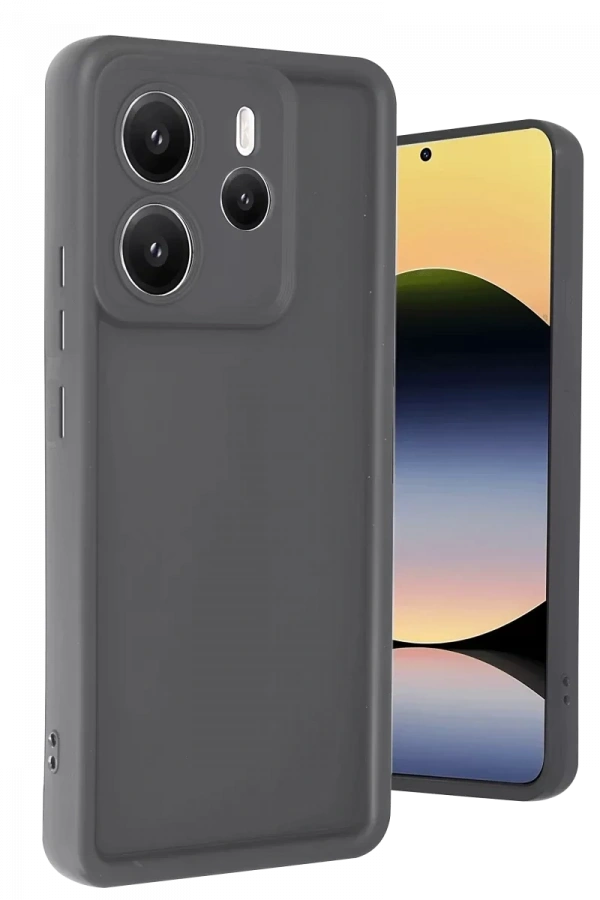 Xiaomi Redmi Note 14 4G Kılıf Viera Silikon - Gri