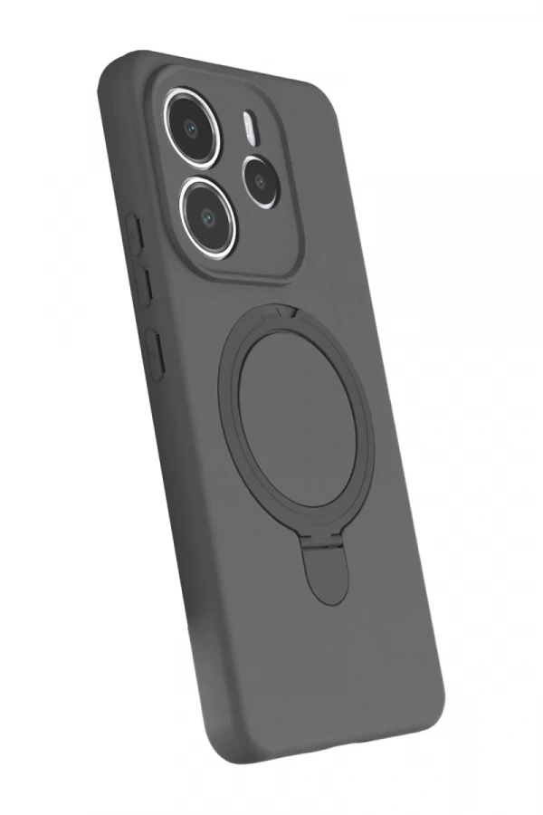 Xiaomi Redmi Note 14 4G Regal Magsafe Standlı Kapak - Titan Gri