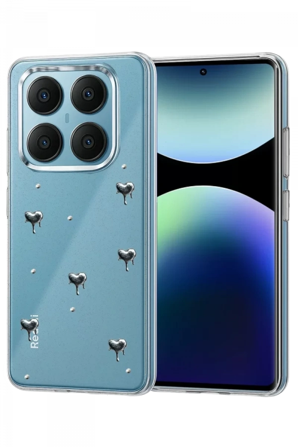 Xiaomi Redmi Note 14 Pro 4G Fiyonk Desenli Kapak - Desen 1