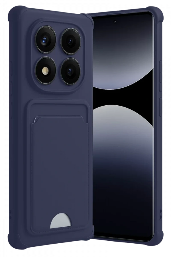 Xiaomi Redmi Note 14 Pro 4G Kelvin Kartvizitli Silikon - Lacivert