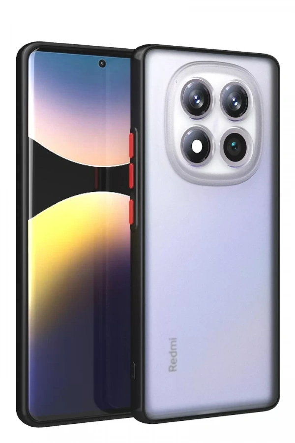 Xiaomi Redmi Note 14 Pro 4G Kılıf Montreal Silikon Kapak - Siyah