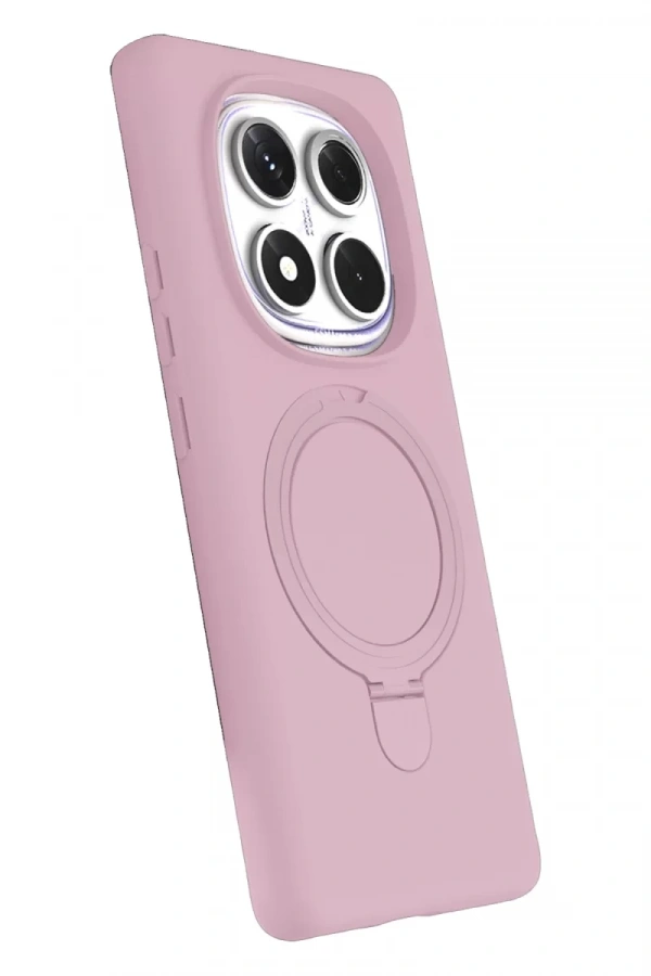 Xiaomi Redmi Note 14 Pro 4G Regal Magsafe Standlı Kapak - Açık Pembe