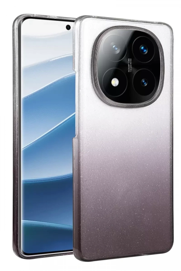 Xiaomi Redmi Note 14 Pro 5G Glossy Kapak - Siyah