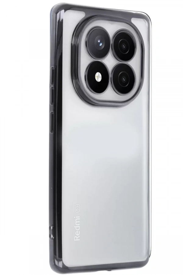 Xiaomi Redmi Note 14 Pro 5G Kılıf Lensli Silikon - Siyah