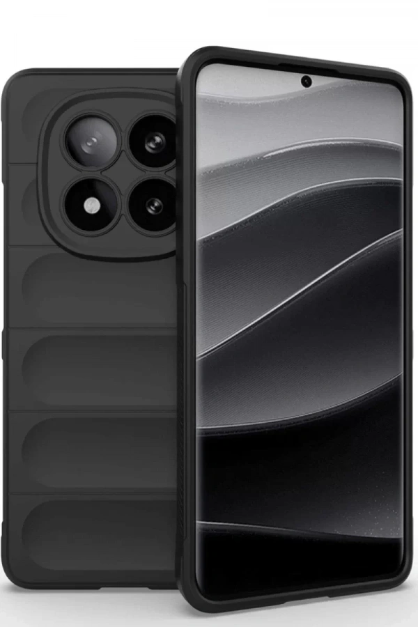 Xiaomi Redmi Note 14 Pro 5G Kılıf Optimum Silikon - Siyah