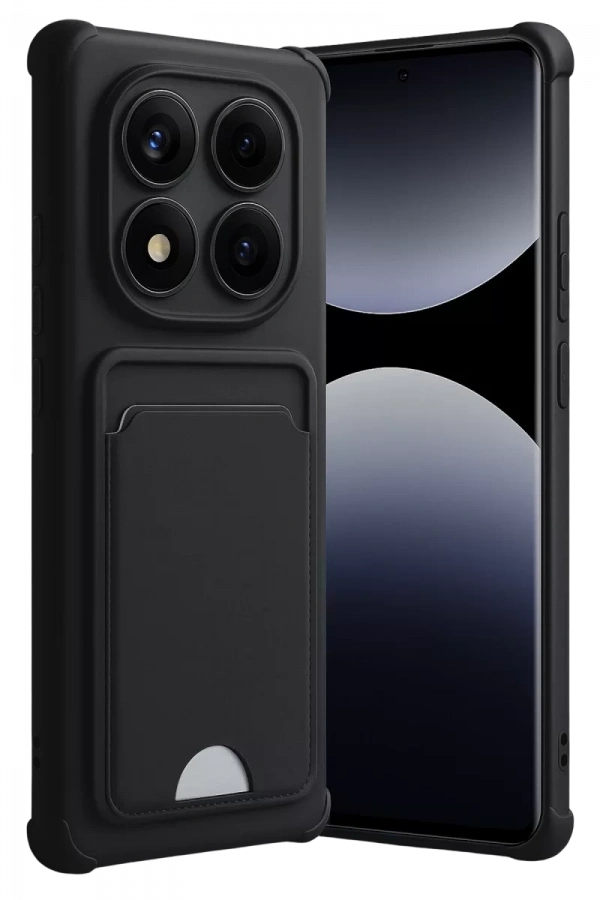 Xiaomi Redmi Note 14 Pro Plus Kelvin Kartvizitli Silikon - Siyah