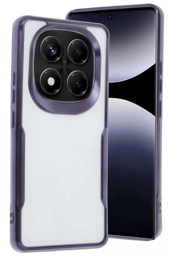Xiaomi Redmi Note 14 Pro Plus Kılıf Boyi Silikon Kapak - Derin Mor