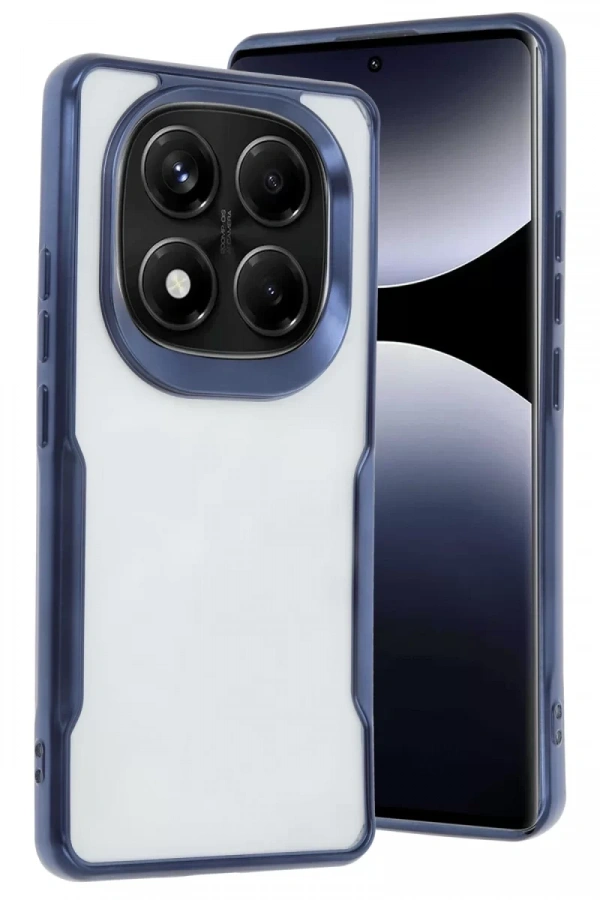 Xiaomi Redmi Note 14 Pro Plus Kılıf Boyi Silikon Kapak - Lacivert