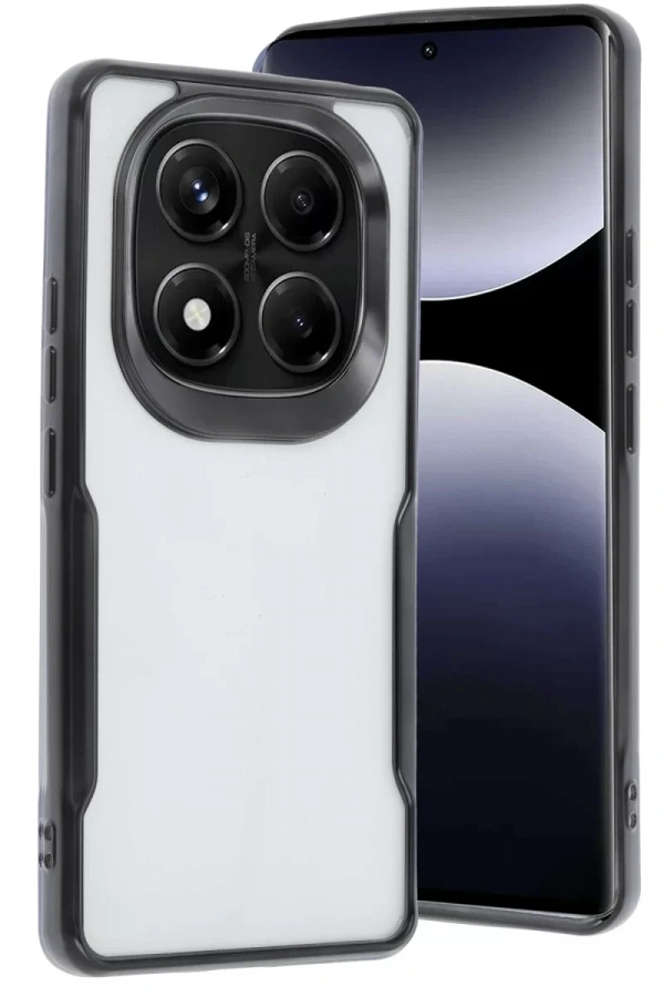 Xiaomi Redmi Note 14 Pro Plus Kılıf Boyi Silikon Kapak - Siyah