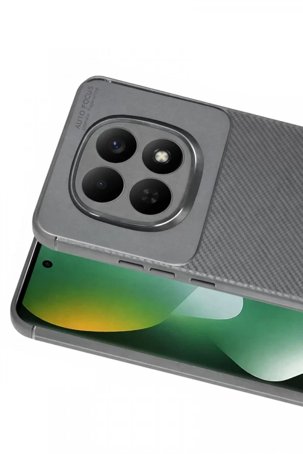 Xiaomi Redmi Note 15 4G Auto Focus Karbon Kapak - Gri
