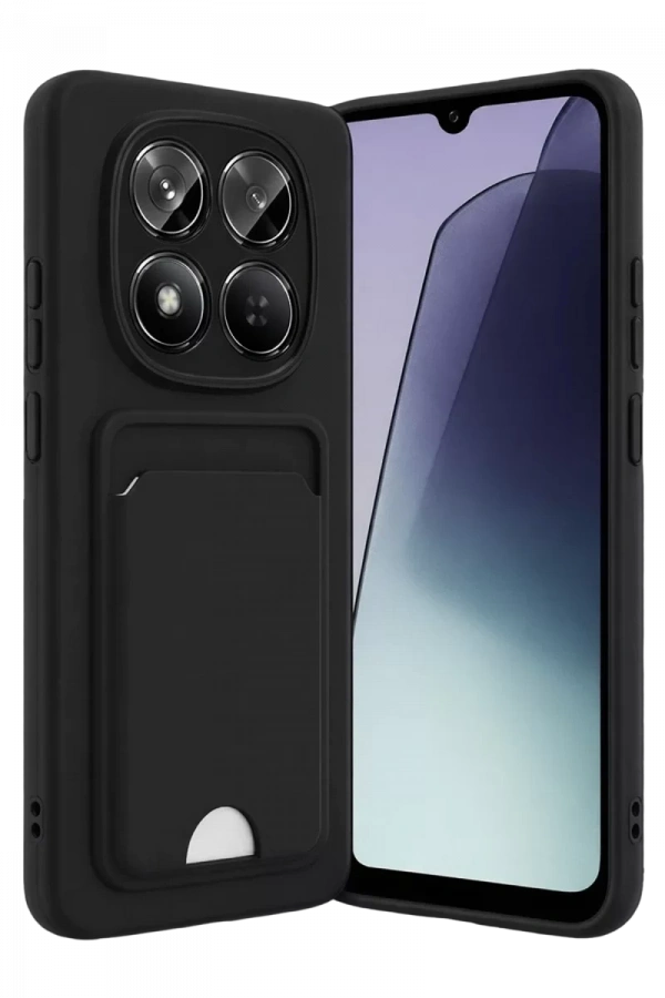 Xiaomi Redmi Note 15 4G Kelvin Kartvizitli Silikon - Siyah