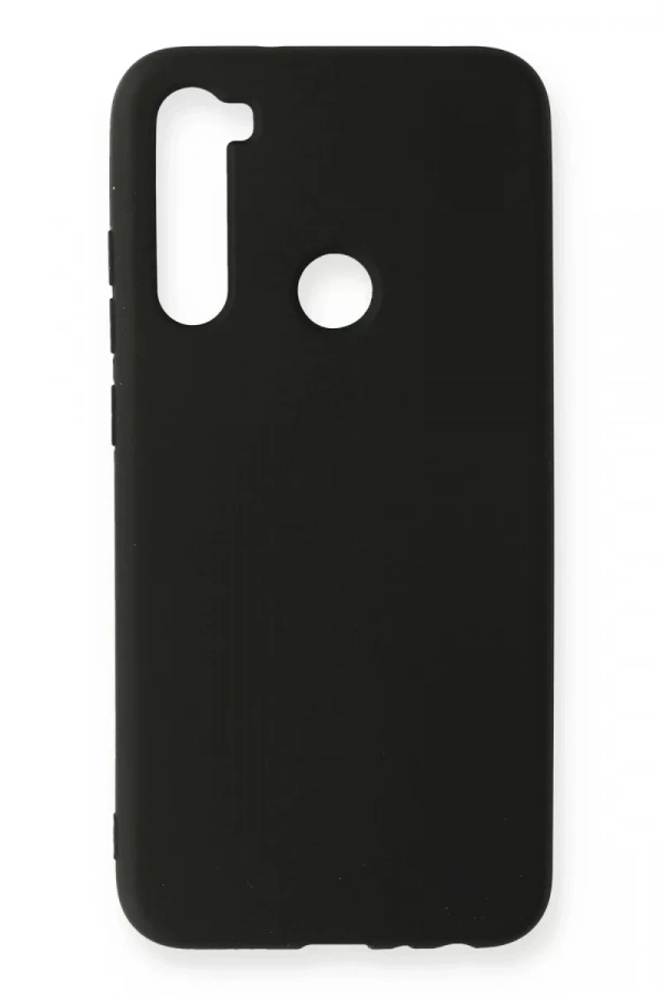 Xiaomi Redmi Note 8 Kılıf Nano içi Kadife Silikon - Siyah