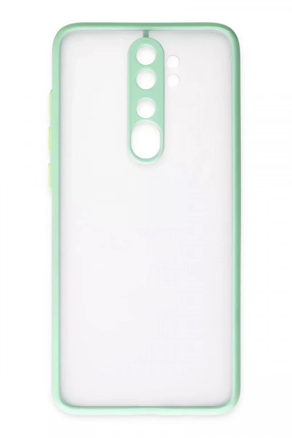 Xiaomi Redmi Note 8 Pro Kılıf Montreal Silikon Kapak - Turkuaz