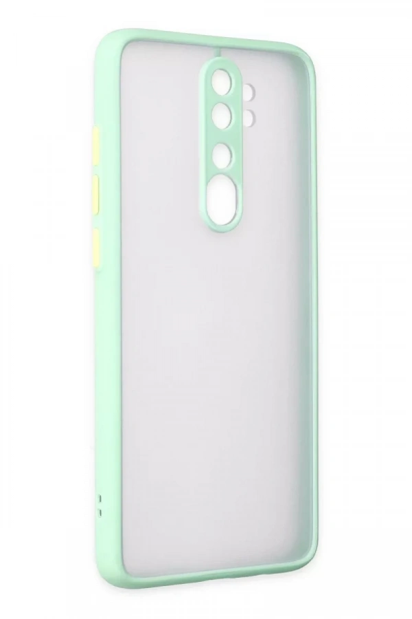 Xiaomi Redmi Note 8 Pro Kılıf Montreal Silikon Kapak - Turkuaz