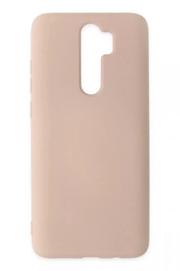 Xiaomi Redmi Note 8 Pro Kılıf Nano içi Kadife Silikon - Pudra