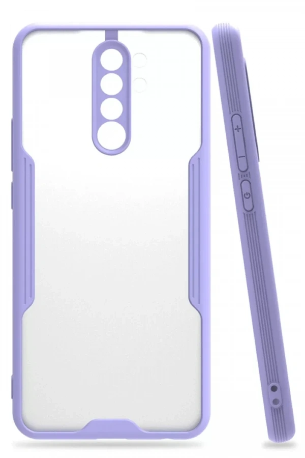 Xiaomi Redmi Note 8 Pro Kılıf Platin Silikon - Lila