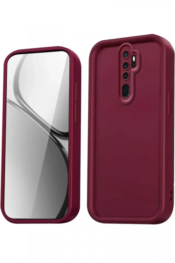 Xiaomi Redmi Note 8 Pro Kılıf Viera Silikon - Bordo