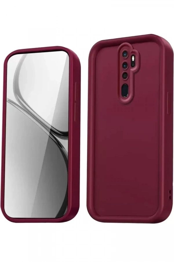 Xiaomi Redmi Note 8 Pro Kılıf Viera Silikon - Bordo