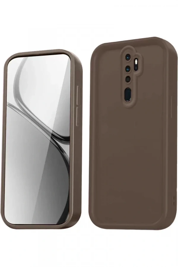 Xiaomi Redmi Note 8 Pro Kılıf Viera Silikon - Kahverengi