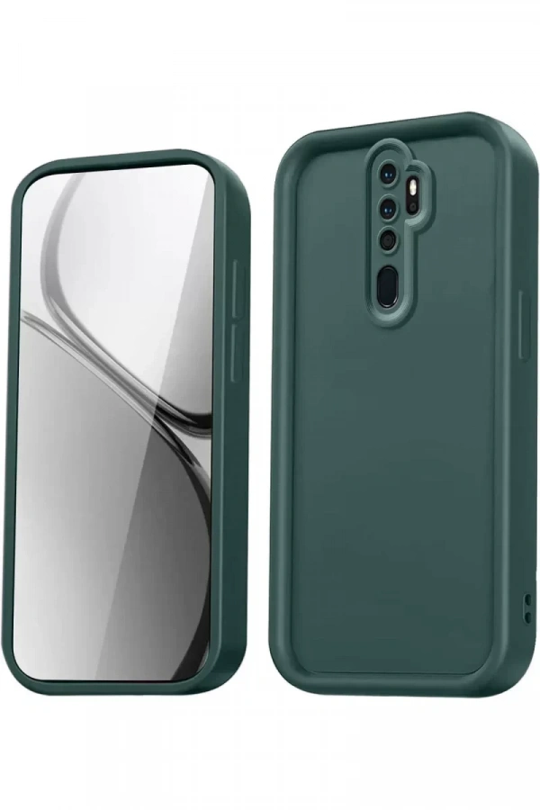 Xiaomi Redmi Note 8 Pro Kılıf Viera Silikon - Koyu Yeşil