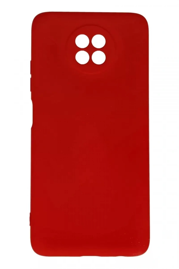 Xiaomi Redmi Note 9 5G Kılıf Nano içi Kadife Silikon - Kırmızı