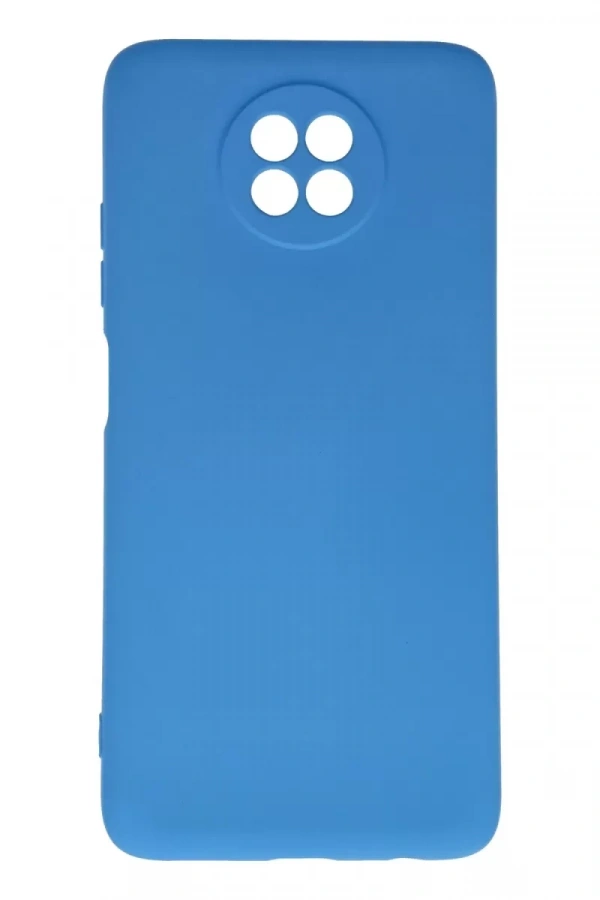 Xiaomi Redmi Note 9 5G Kılıf Nano içi Kadife Silikon - Mavi