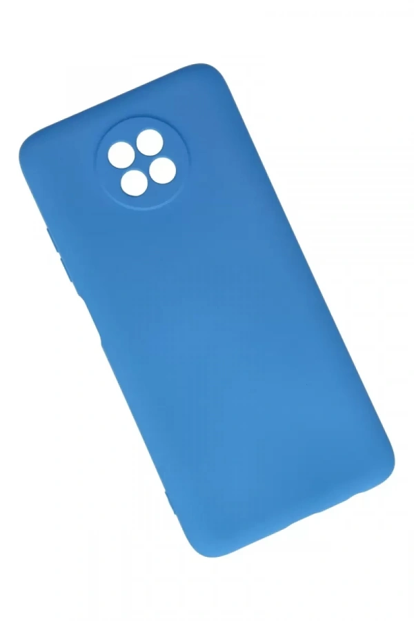 Xiaomi Redmi Note 9 5G Kılıf Nano içi Kadife Silikon - Mavi