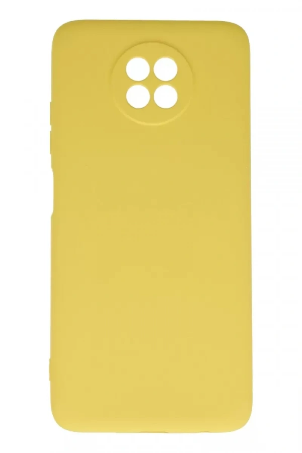 Xiaomi Redmi Note 9 5G Kılıf Nano içi Kadife Silikon - Sarı