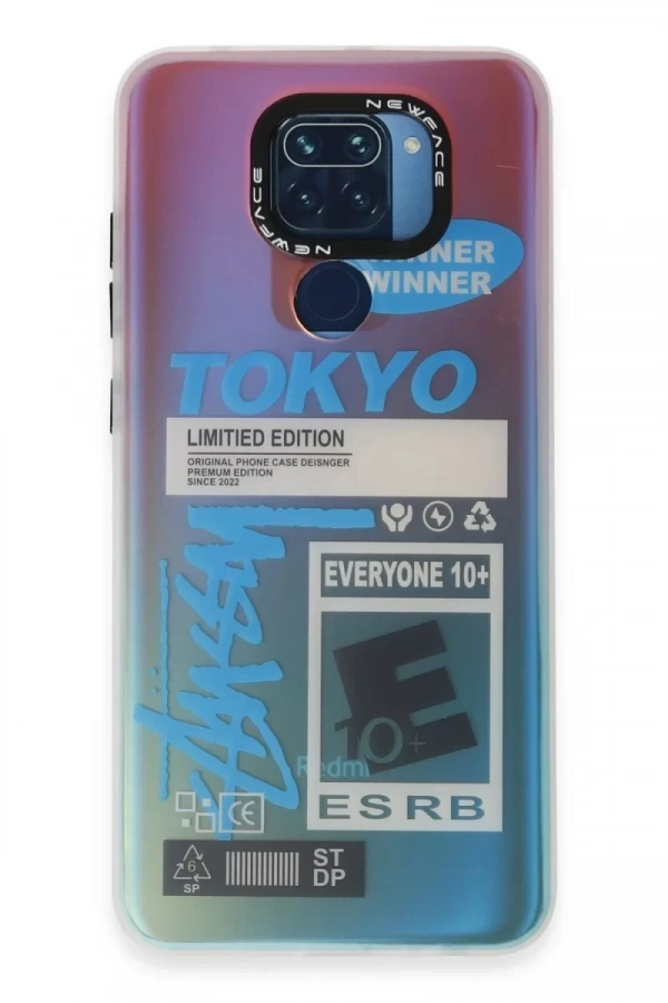 Xiaomi Redmi Note 9 Kılıf Estoril Desenli Kapak - Estoril - 1
