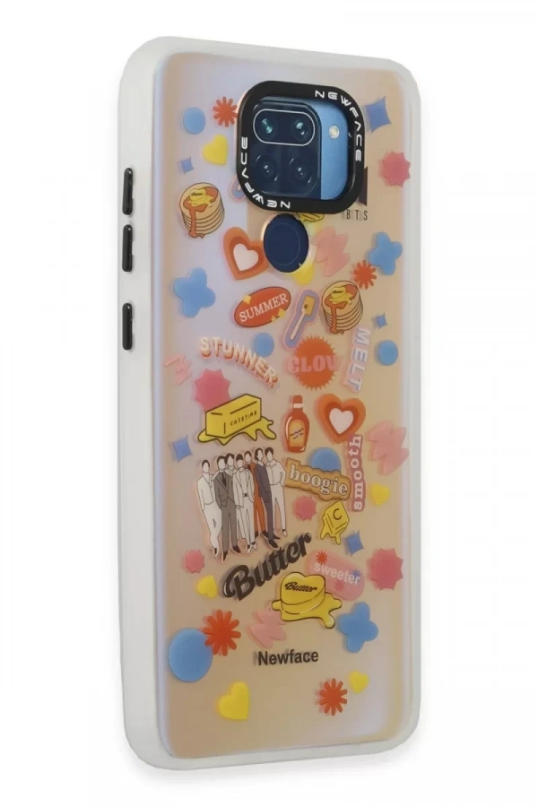 Xiaomi Redmi Note 9 Kılıf Estoril Desenli Kapak - Estoril - 16