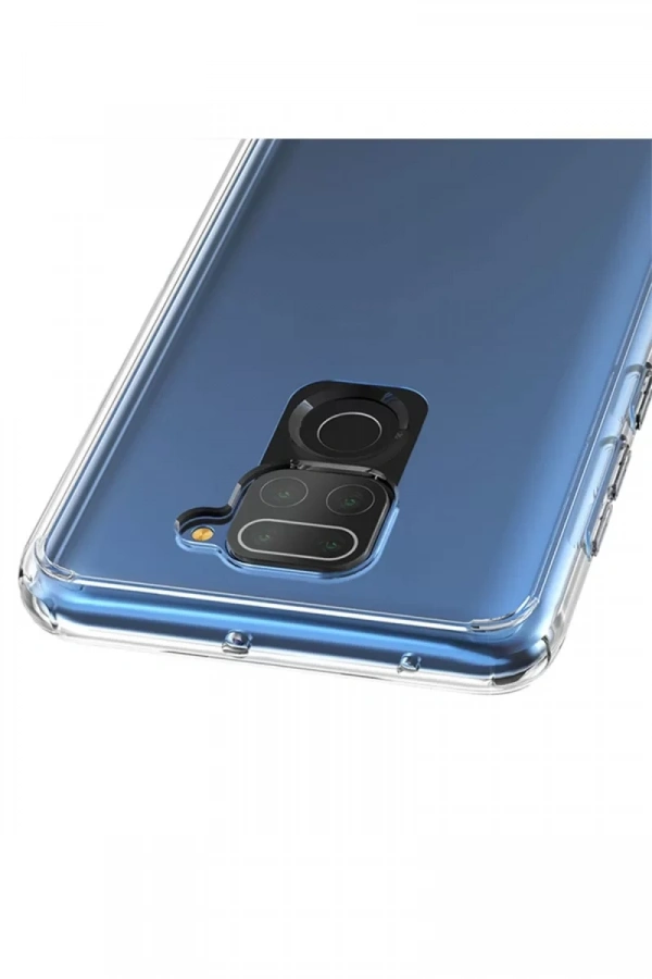 Xiaomi Redmi Note 9 Kılıf Lüx Şeffaf Silikon - Şeffaf