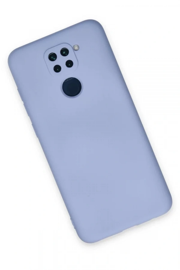 Xiaomi Redmi Note 9 Kılıf Nano içi Kadife Silikon - Lila