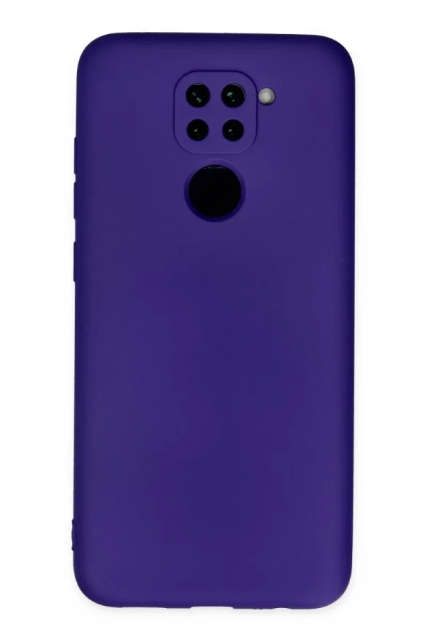 Xiaomi Redmi Note 9 Kılıf Nano içi Kadife Silikon - Mor