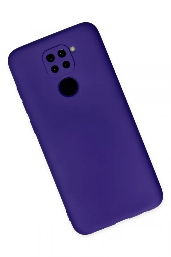 Xiaomi Redmi Note 9 Kılıf Nano içi Kadife Silikon - Mor