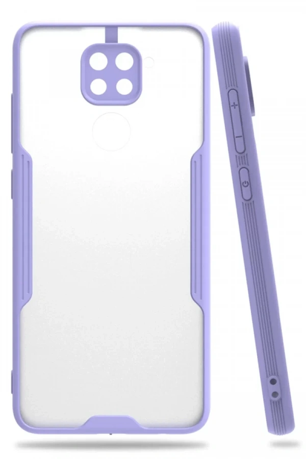 Xiaomi Redmi Note 9 Kılıf Platin Silikon - Lila