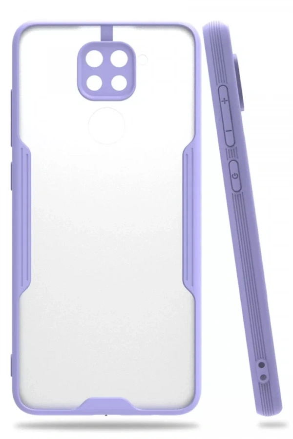 Xiaomi Redmi Note 9 Kılıf Platin Silikon - Lila