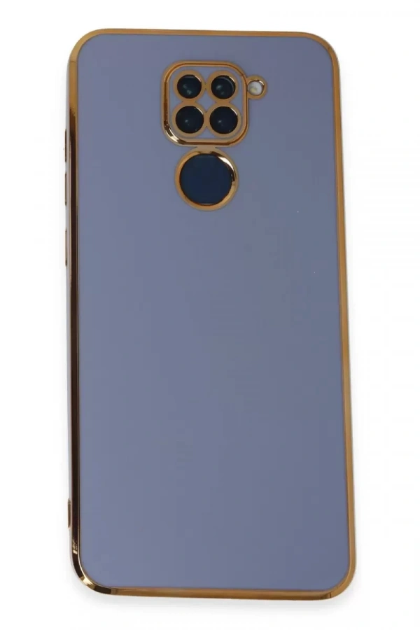 Xiaomi Redmi Note 9 Kılıf Volet Silikon - Mavi