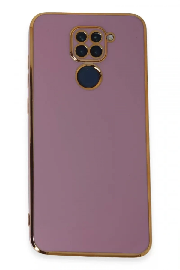Xiaomi Redmi Note 9 Kılıf Volet Silikon - Mor