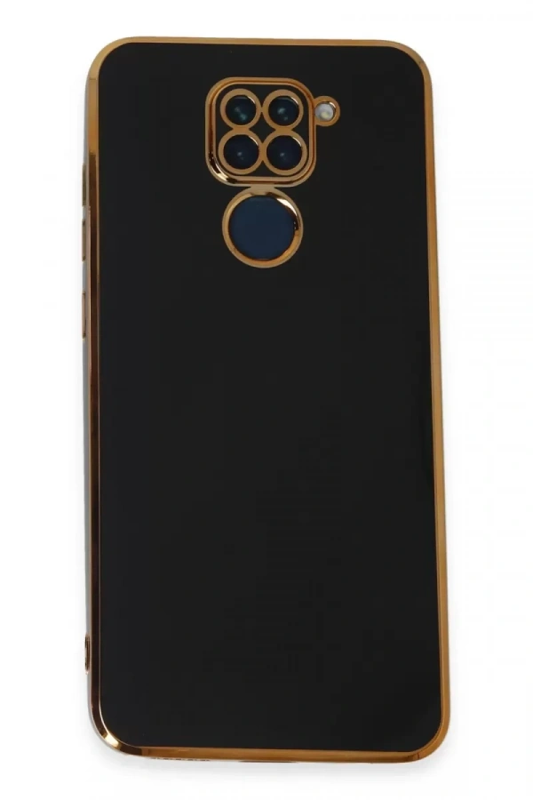 Xiaomi Redmi Note 9 Kılıf Volet Silikon - Siyah